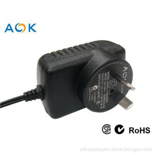 6W SAA AC adapter compliance with c-Tick, MEPS